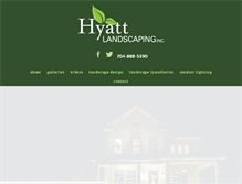 Tablet Screenshot of hyattlandscaping.com